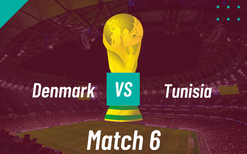 Link trực tiếp Đan Mạch vs Tunisia