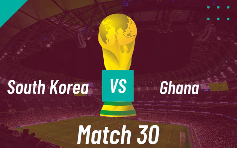 Link trực tiếp Hàn Quốc vs Ghana
