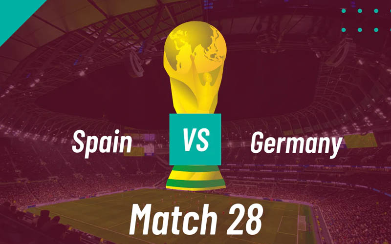 Link trực tiếp Tây Ban Nha vs Đức