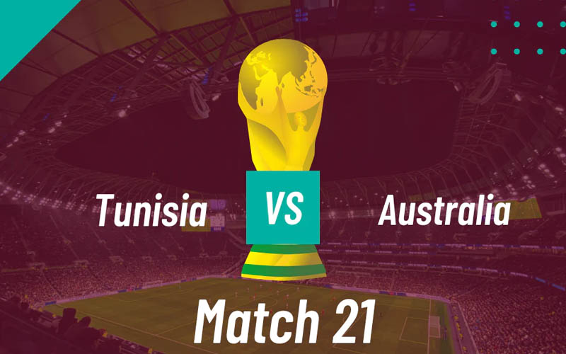 Link trực tiếp Tunisia vs Australia