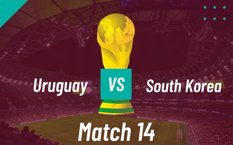 Link trực tiếp Uruguay vs Hàn Quốc