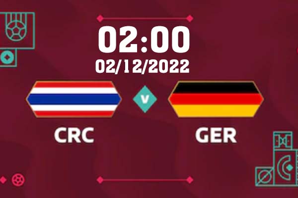 Soi kèo Costa Rica vs Đức ngày 02/12/2022 kèo World Cup 2022 bảng E